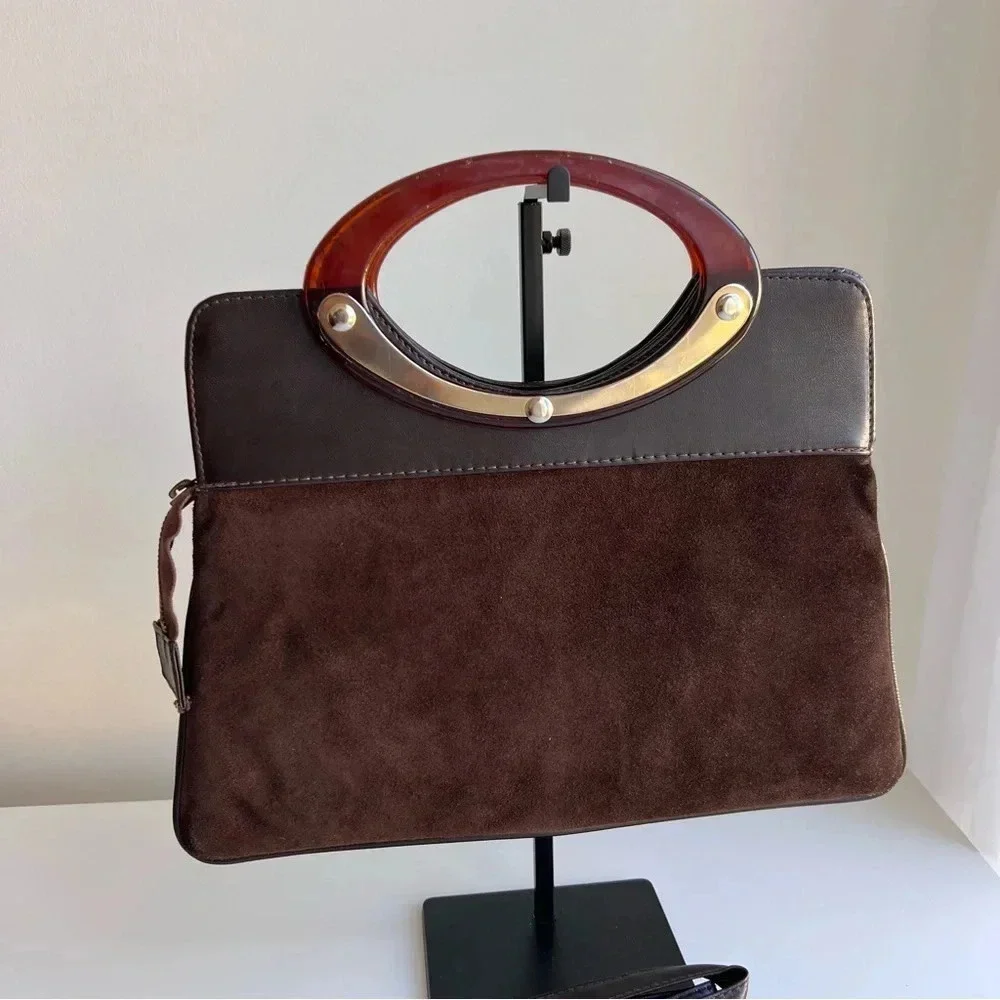ROMA Vintage Leather Suede Handbag